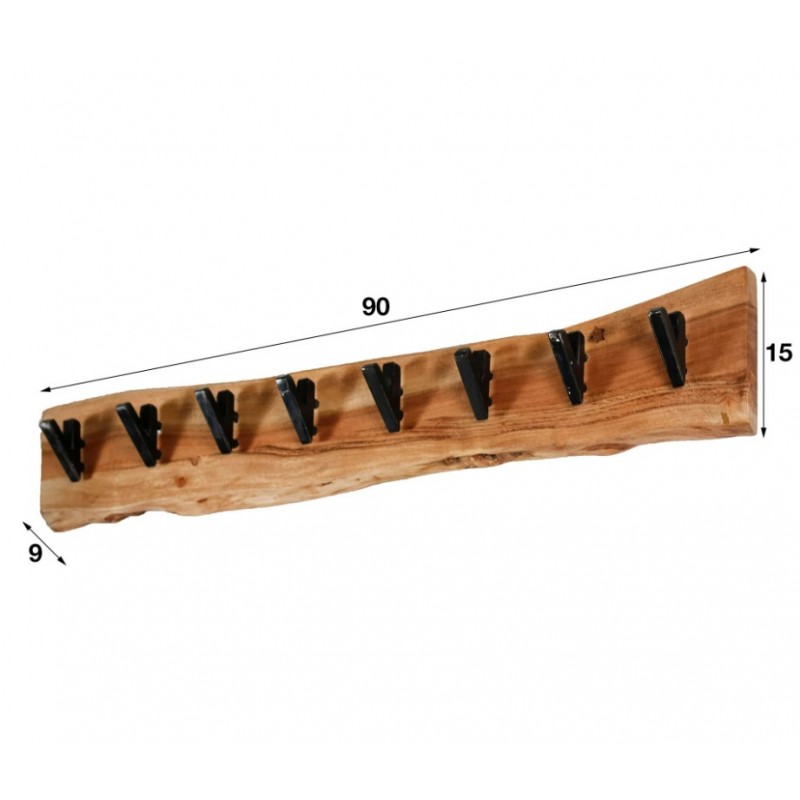 ZI Coat rack edge 8 hooks